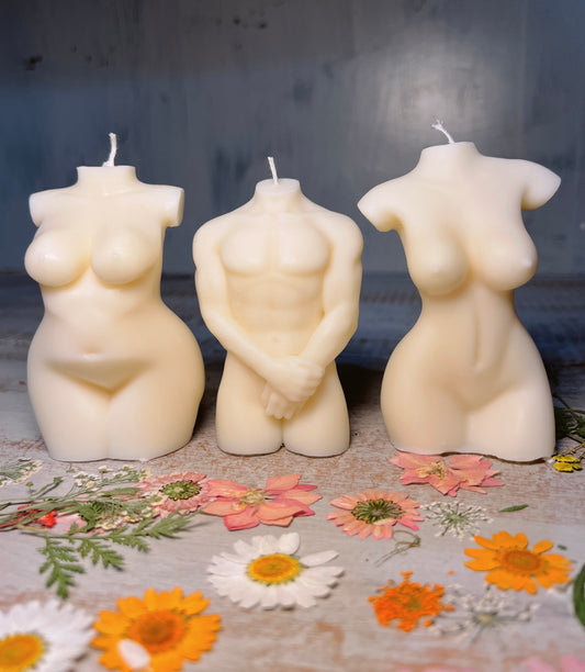 Body Unscented Soy Wax Decor Candles
