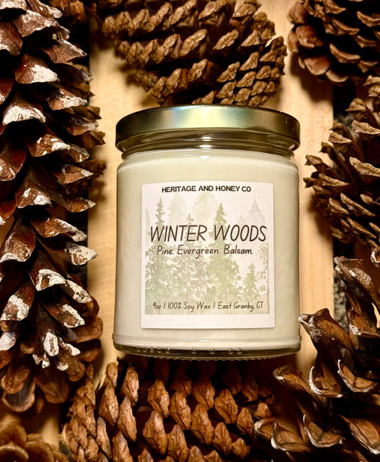 9oz Winter Woods Soy Candle